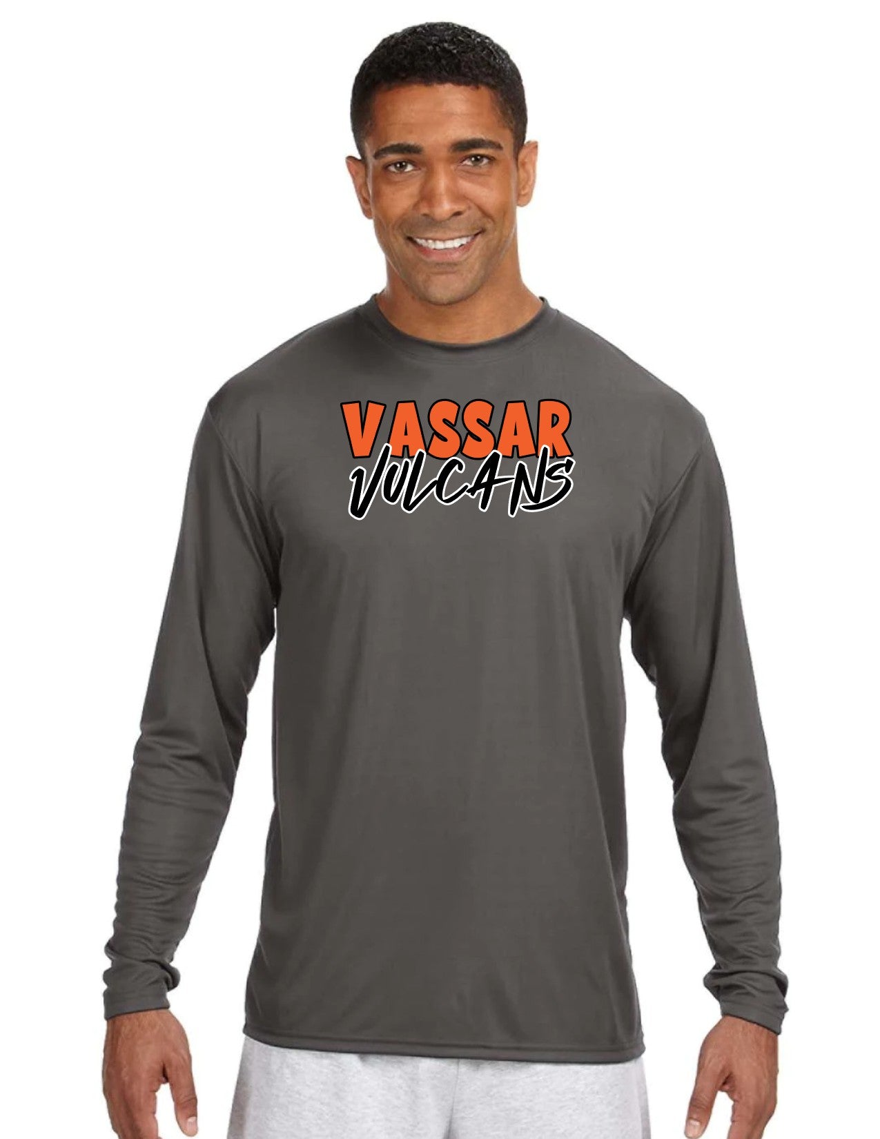 Vassar Vulcans Dri-Fit Long Sleeve T-shirt unisex (adult)