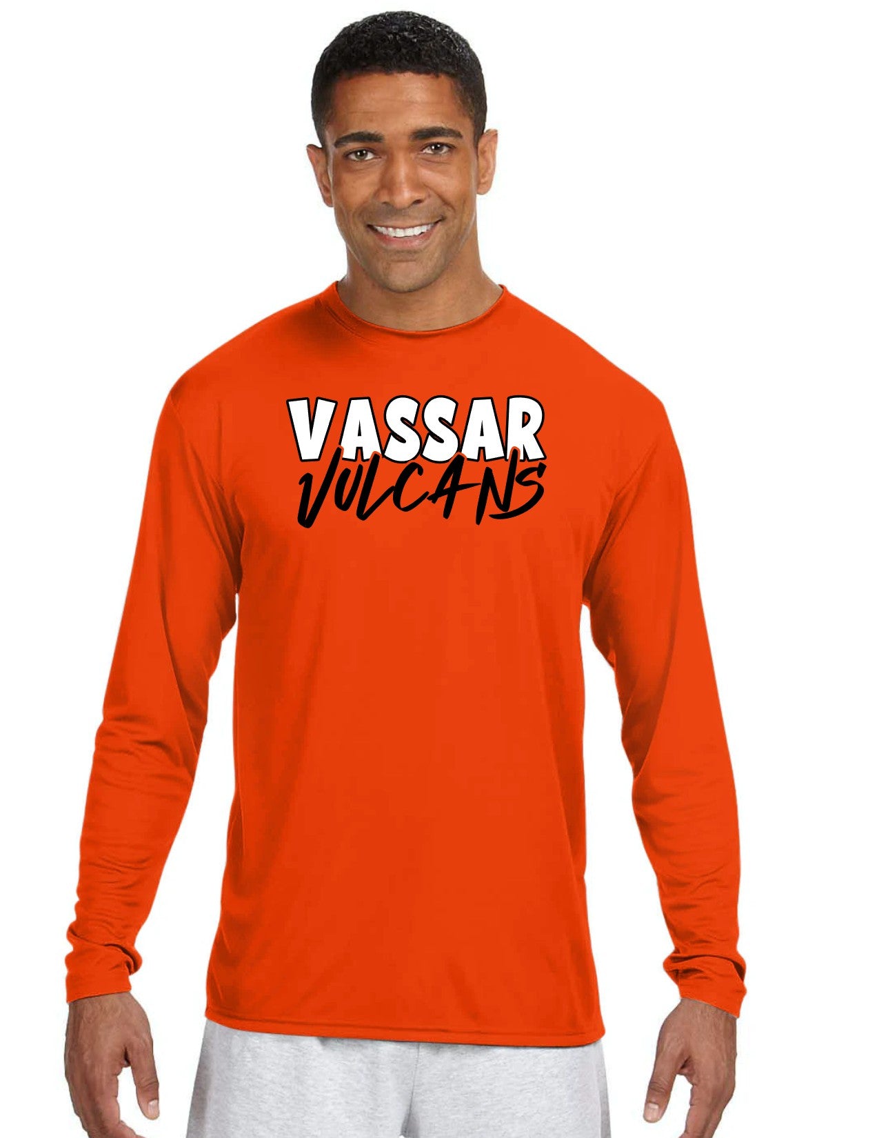 Vassar Vulcans Dri-Fit Long Sleeve T-shirt unisex (adult)