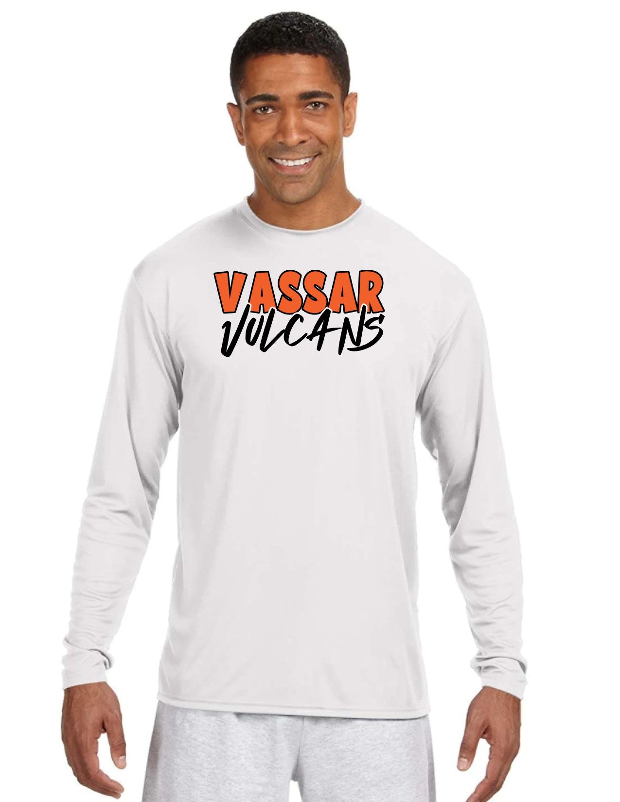 Vassar Vulcans Dri-Fit Long Sleeve T-shirt unisex (adult)
