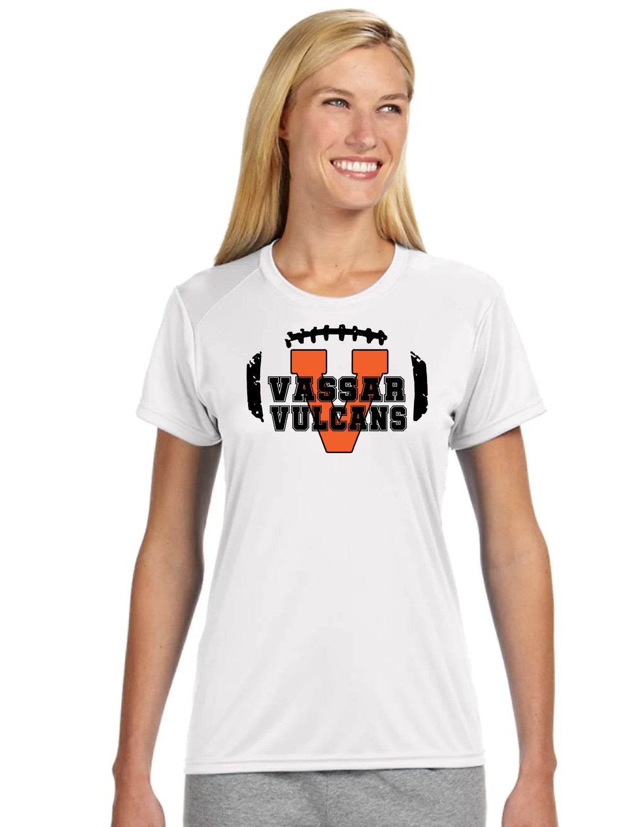 Vassar Football Dri-fit Ladies T-Shirt