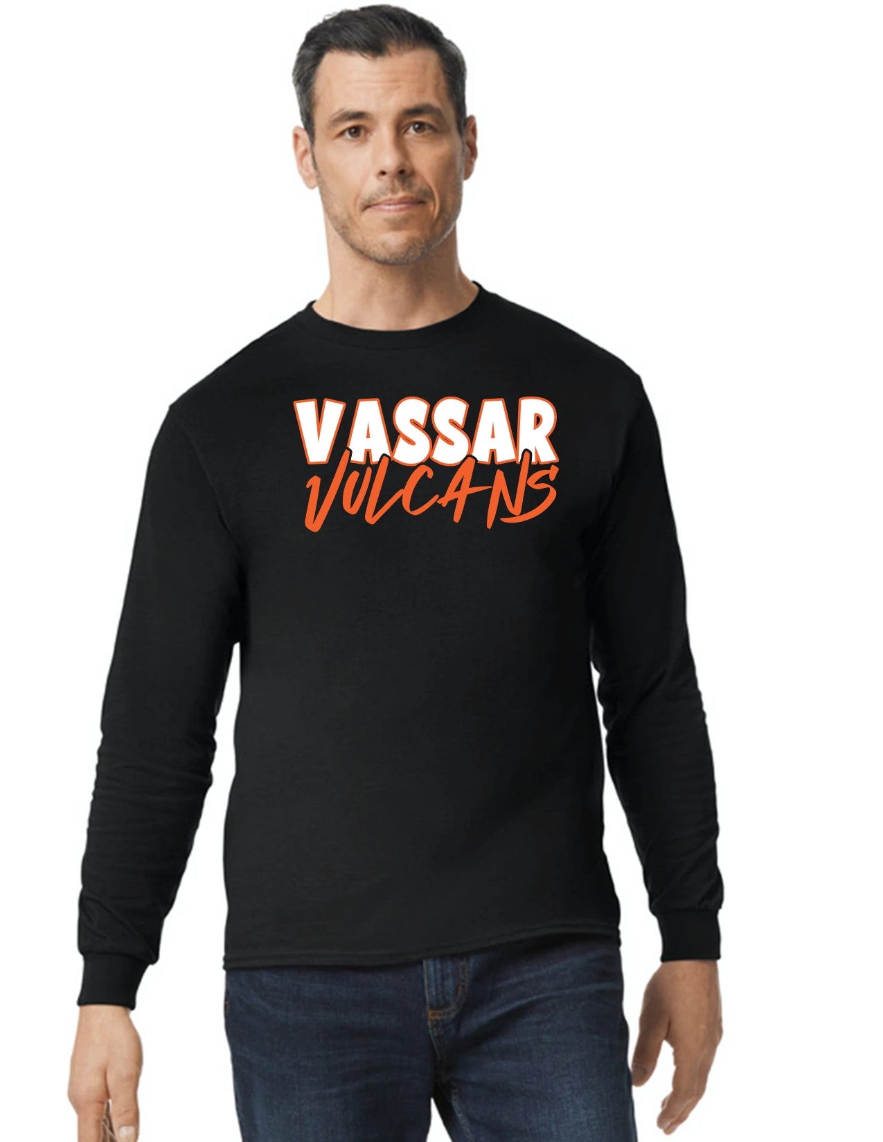Vassar Vulcans Long Sleeve T-shirt unisex (Adult)