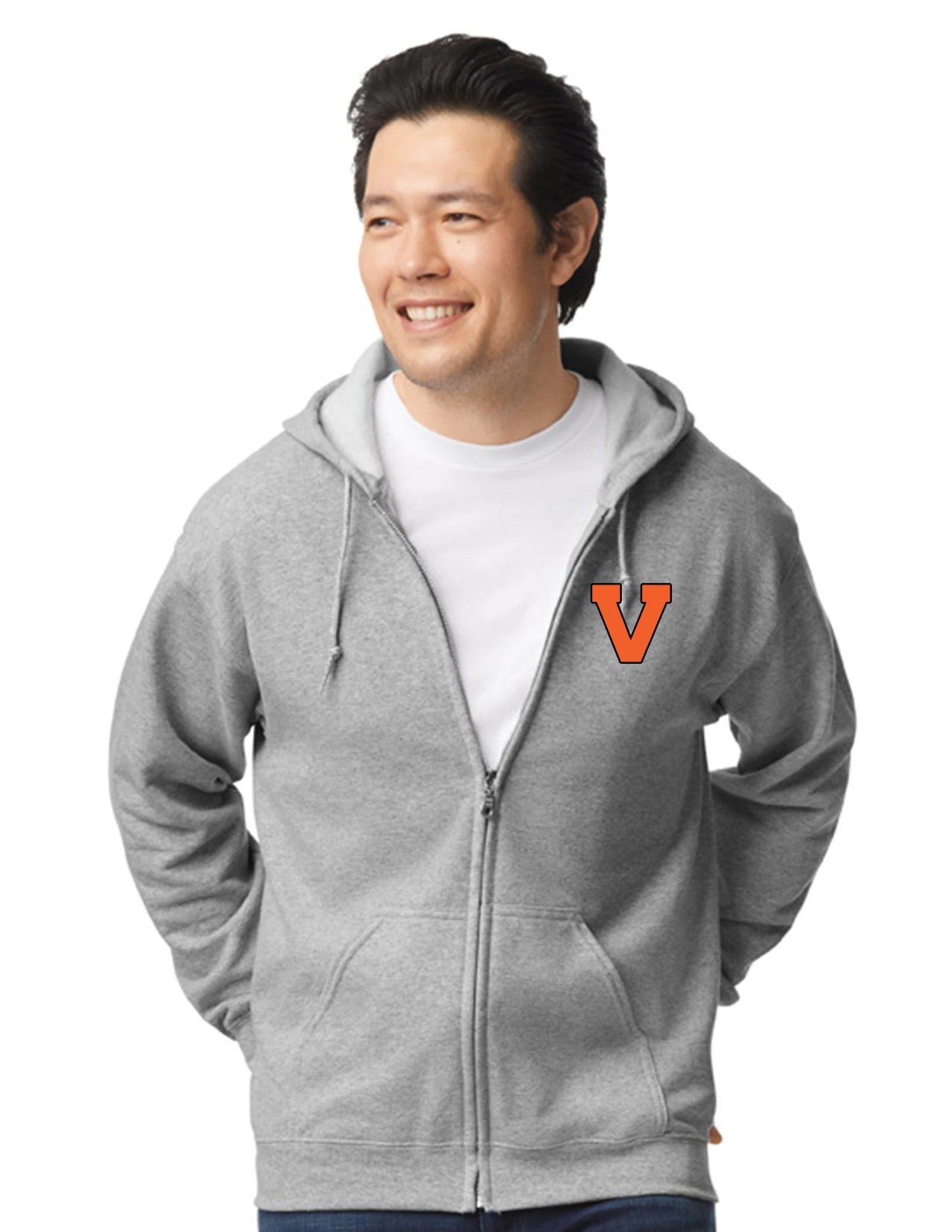 Vassar Vulcans unisex Full Zip Hoodie (adult)