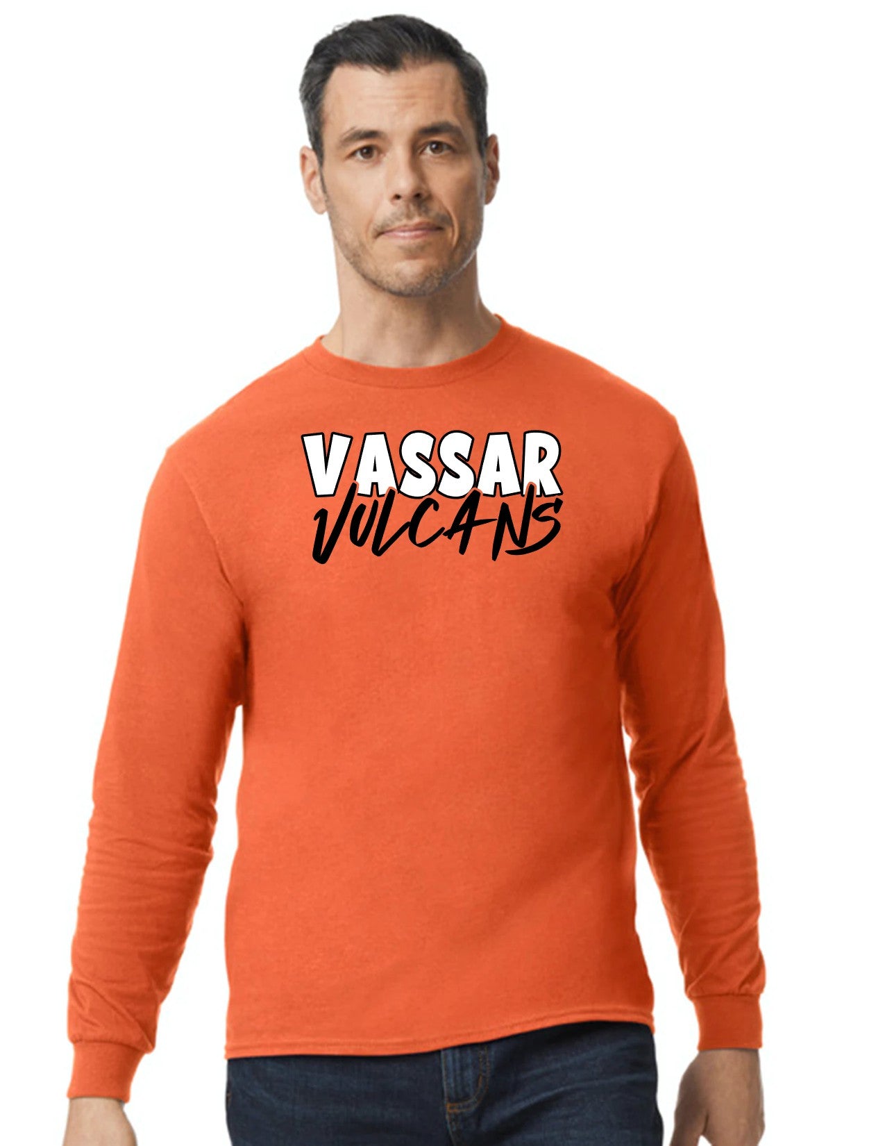 Vassar Vulcans Long Sleeve T-shirt unisex (Adult)