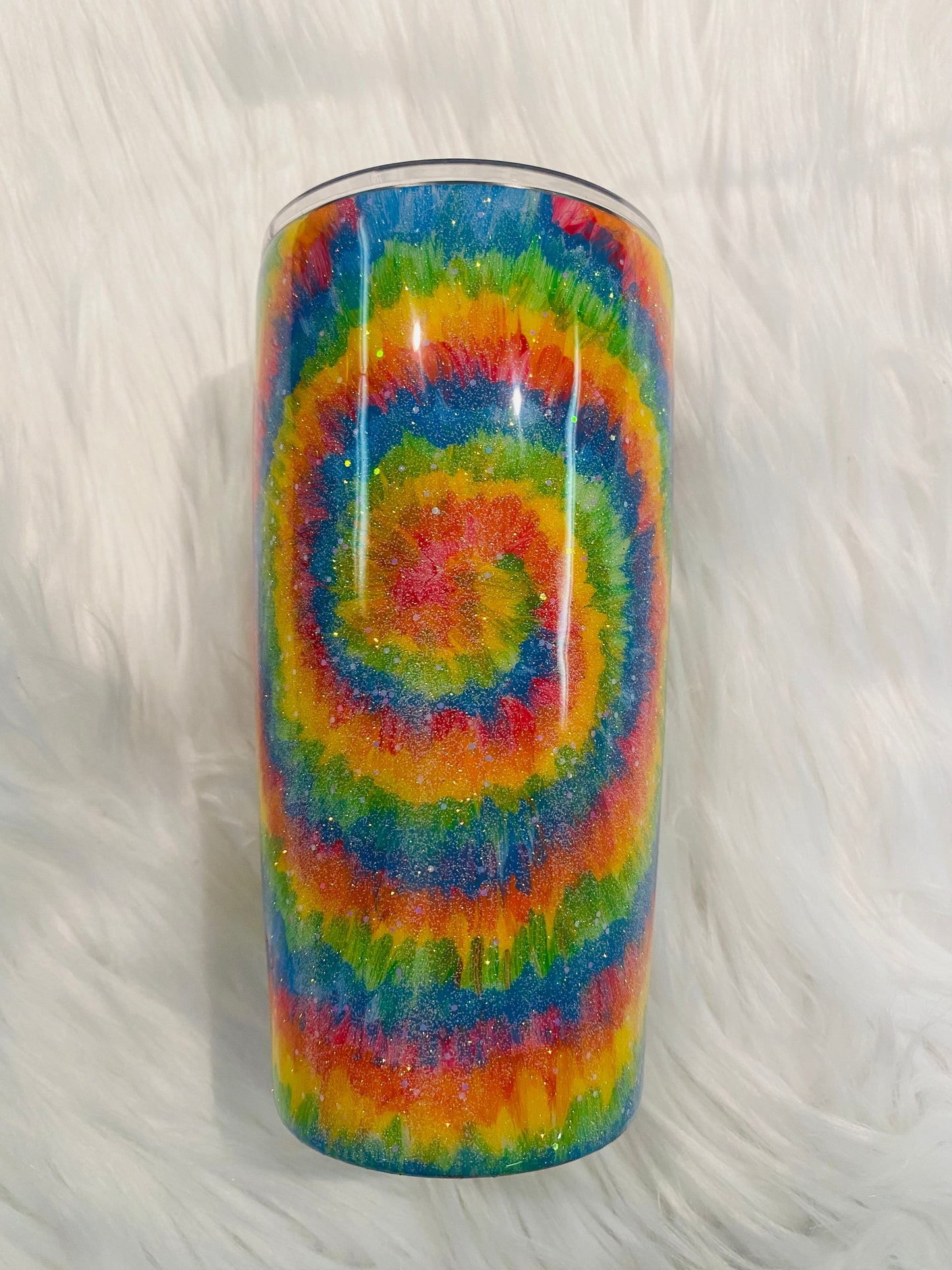 Hand painted tie dye