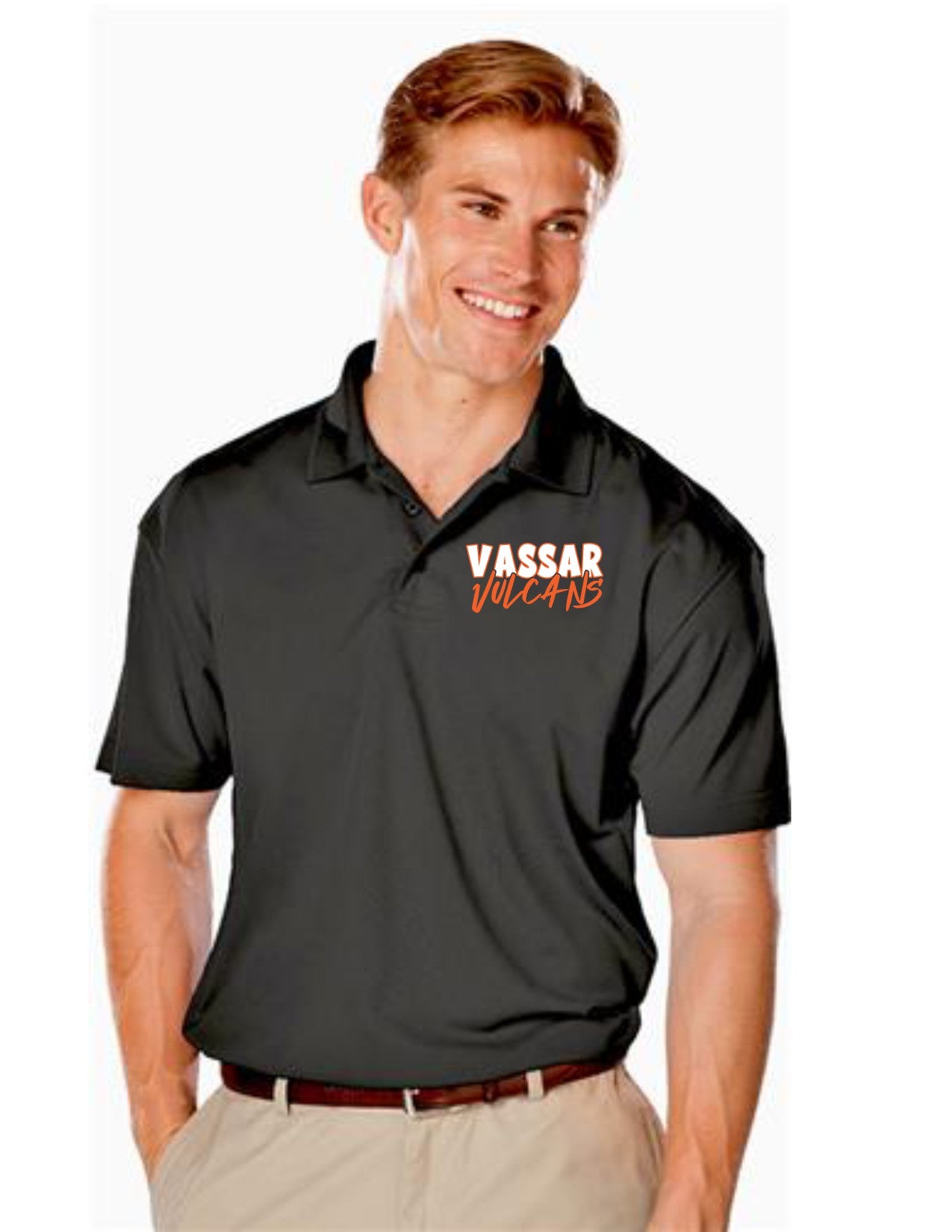 Vassar Men's Polo (design 1)