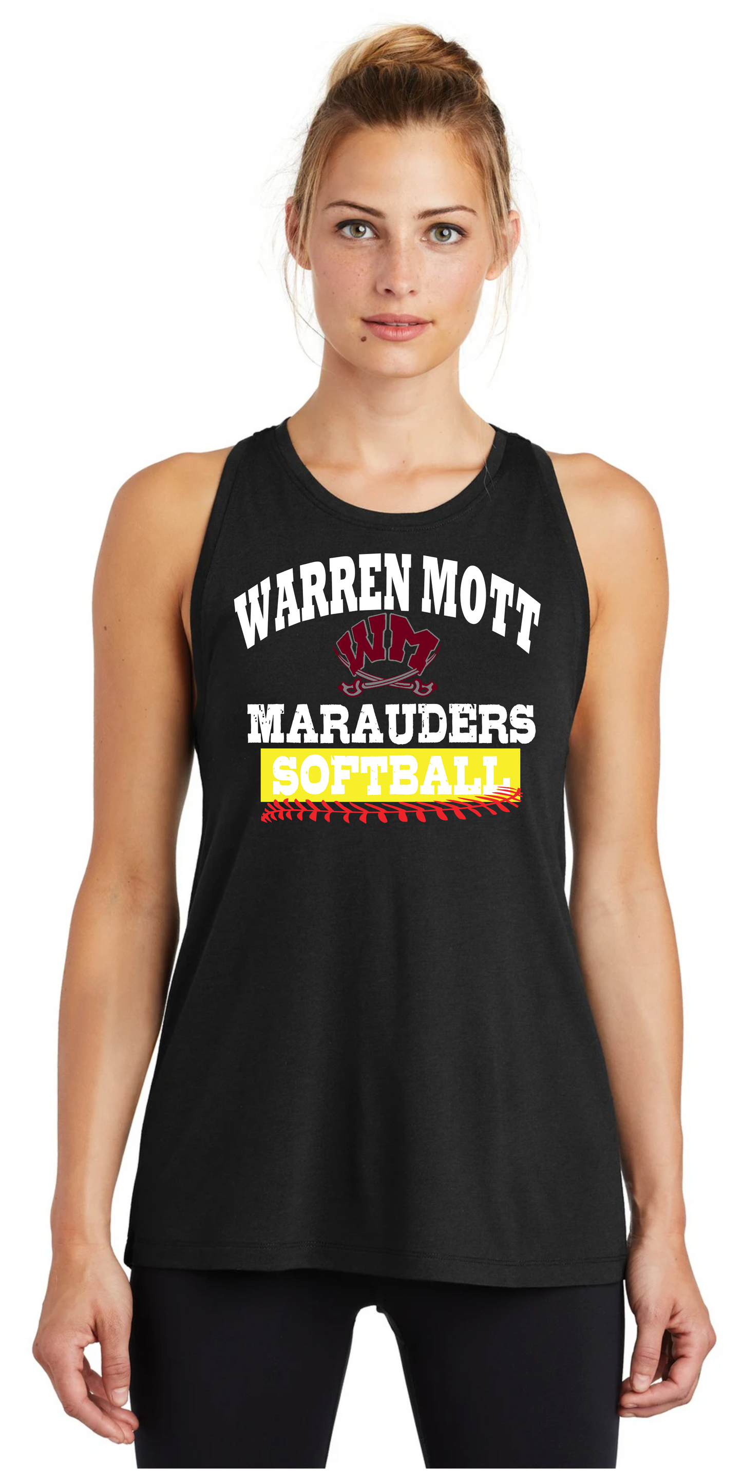 Ladies Racerback Tank Top (Design 5)