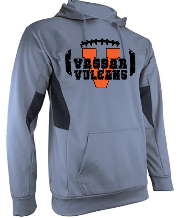 Vassar Football Dri-Fit Hoodie (adult and youth)