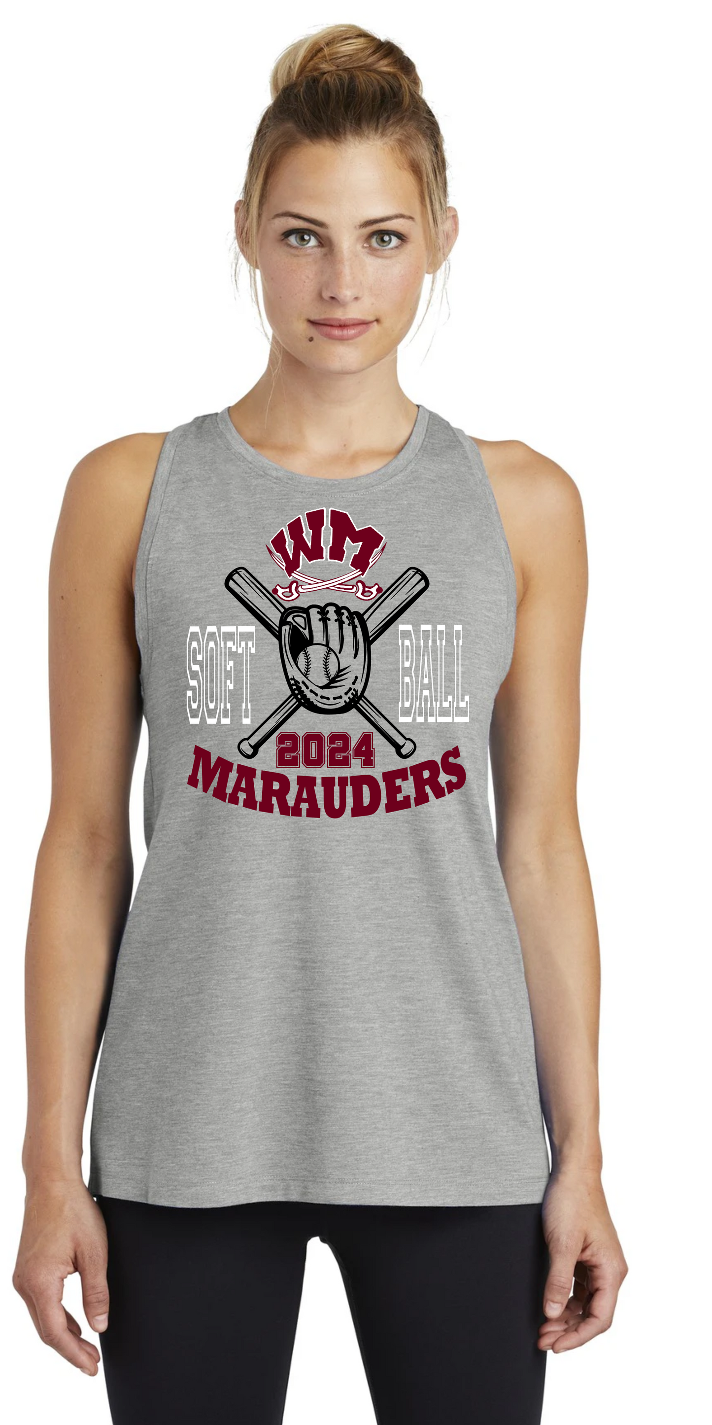 Ladies Racerback Tank Top (Design 11)