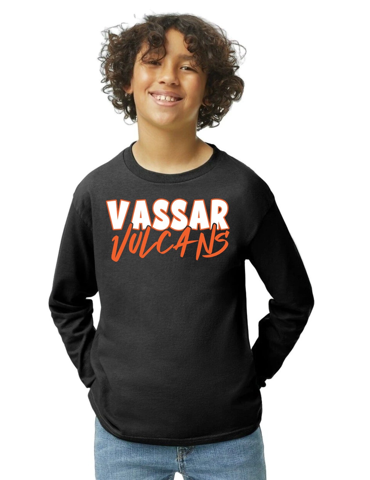 Vassar Vulcans Youth Long Sleeve T-Shirt