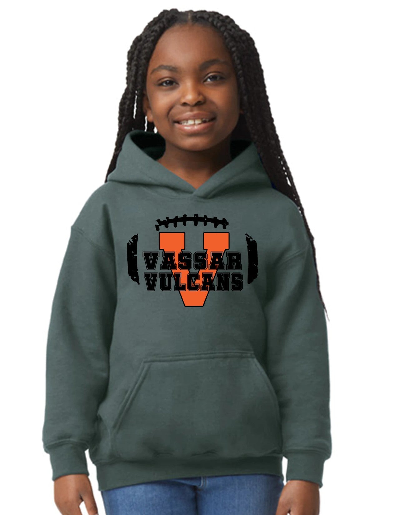 Vassar Football Youth Hoodie