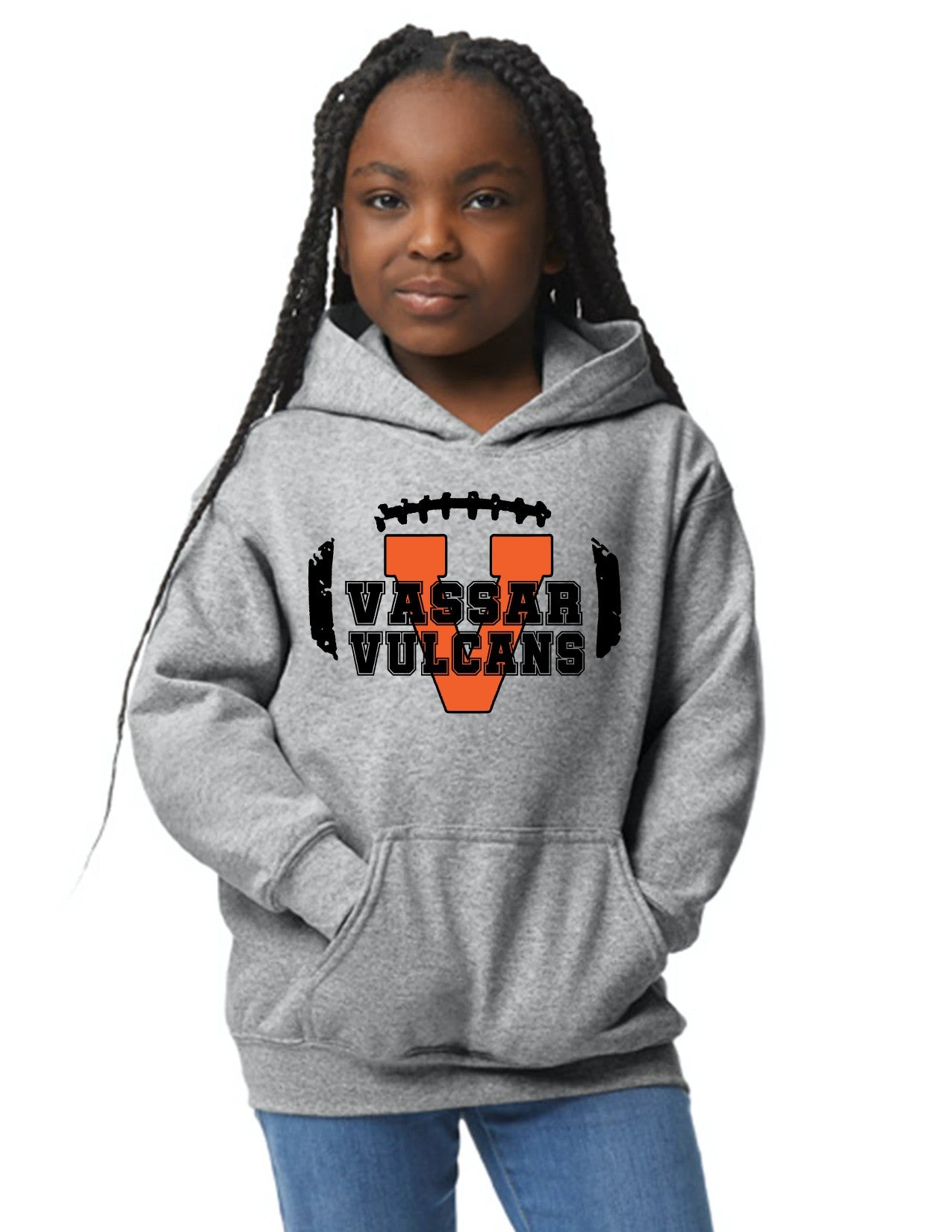 Vassar Football Youth Hoodie