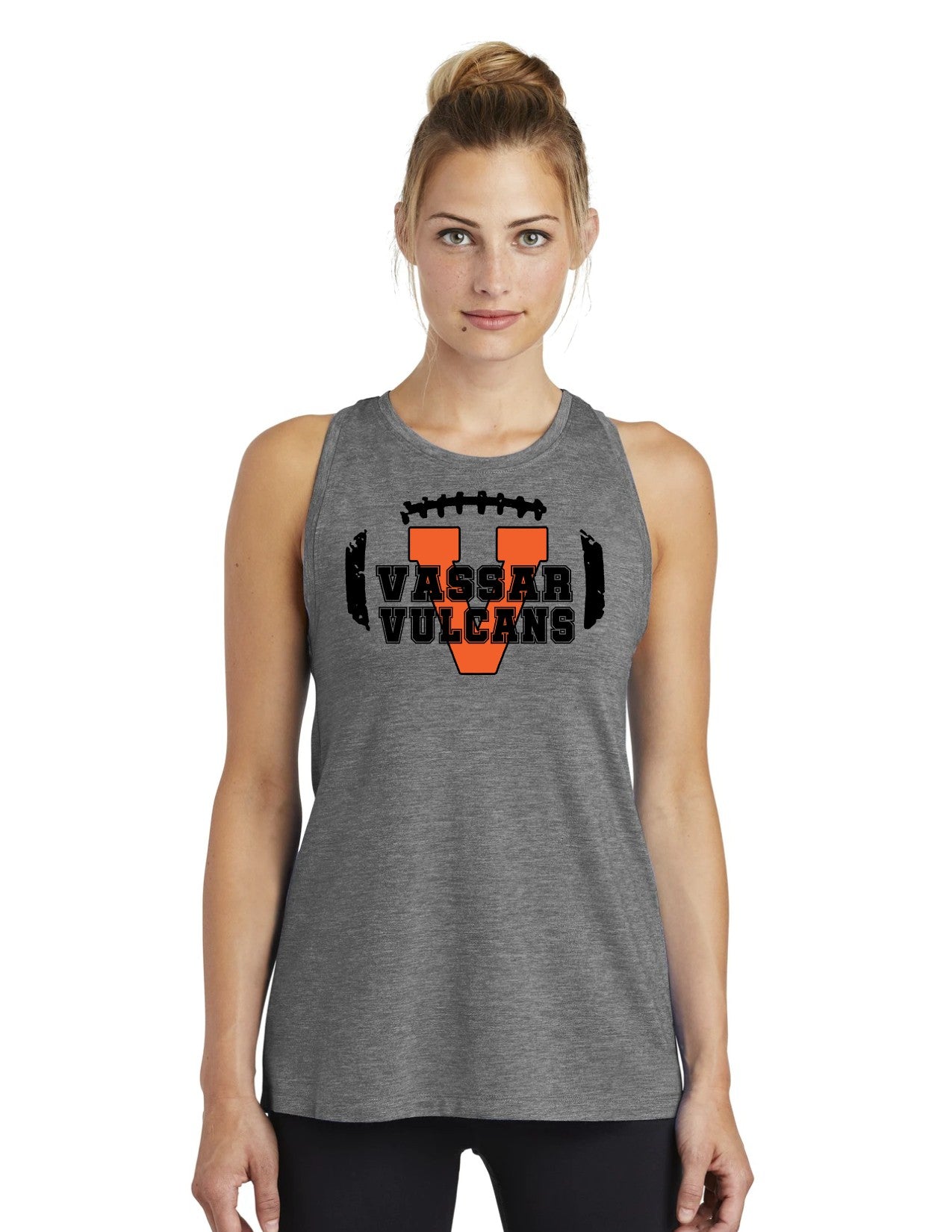 Vassar Football Women's Racerback Tank Top