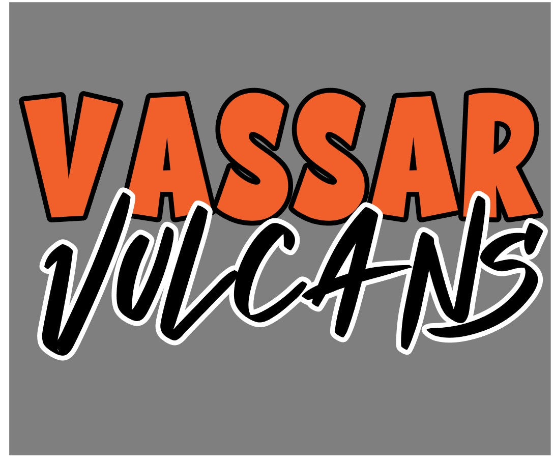 Vassar Vulcans unisex Full Zip Hoodie (adult)