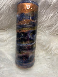 GST Whisper inspired 20 oz skinny tumbler