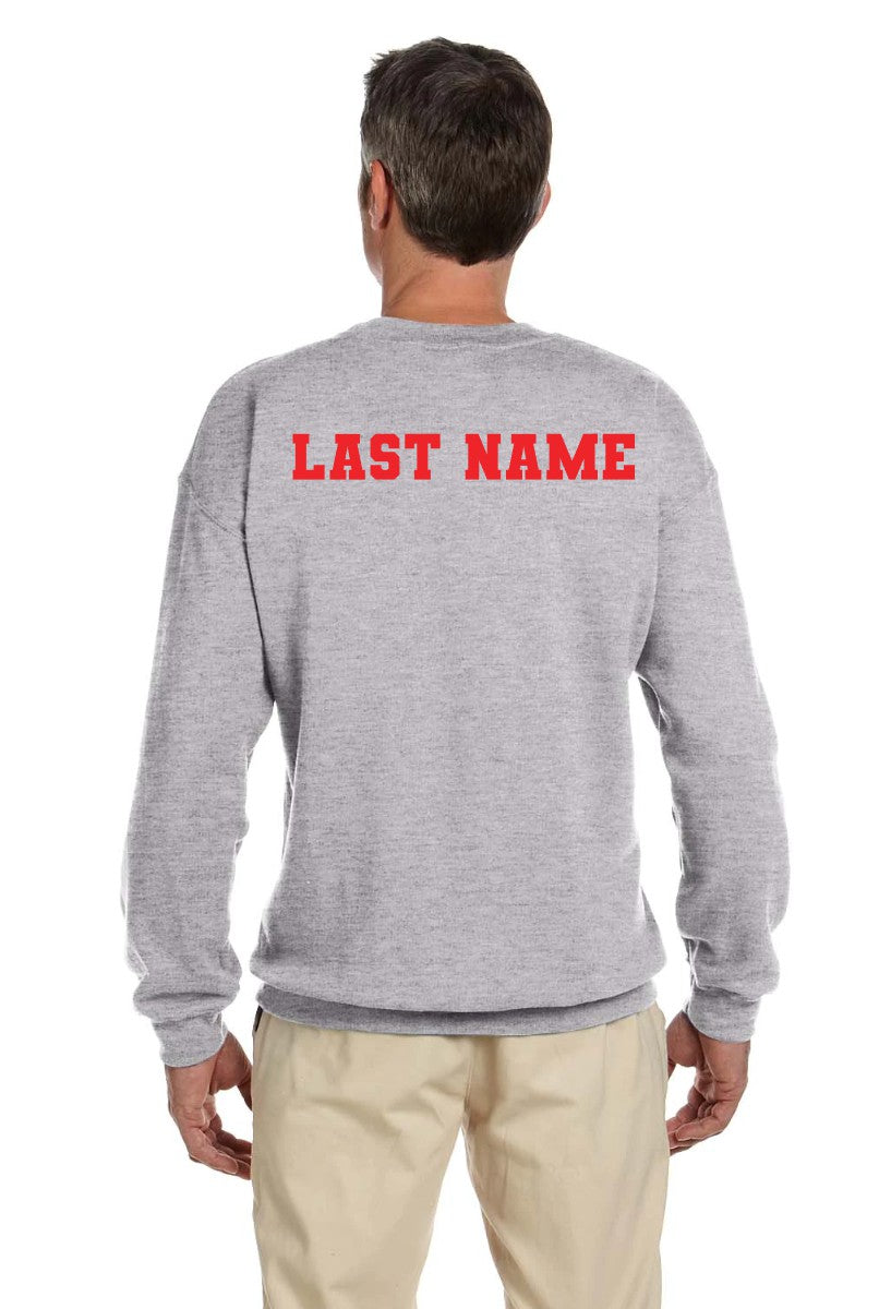 ROMS CHEER fan gear CREWNECK SWEATSHIRT (gray)