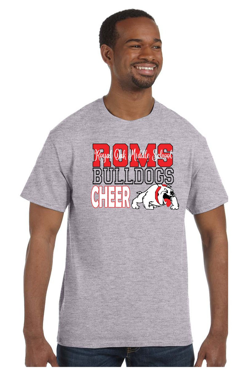 ROMS CHEER fan gear T-SHIRT (gray)