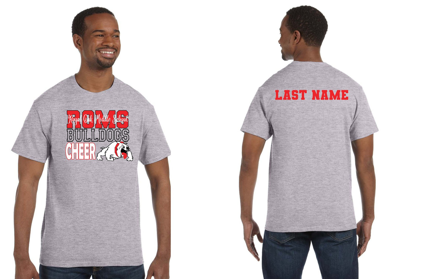 ROMS CHEER fan gear T-SHIRT (gray)