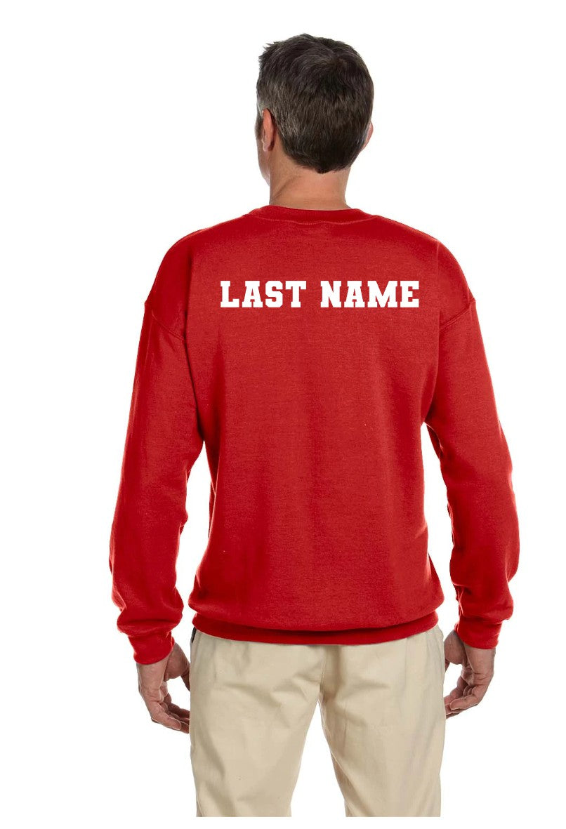 ROMS CHEER fan gear CREWNECK SWEATSHIRT (red)