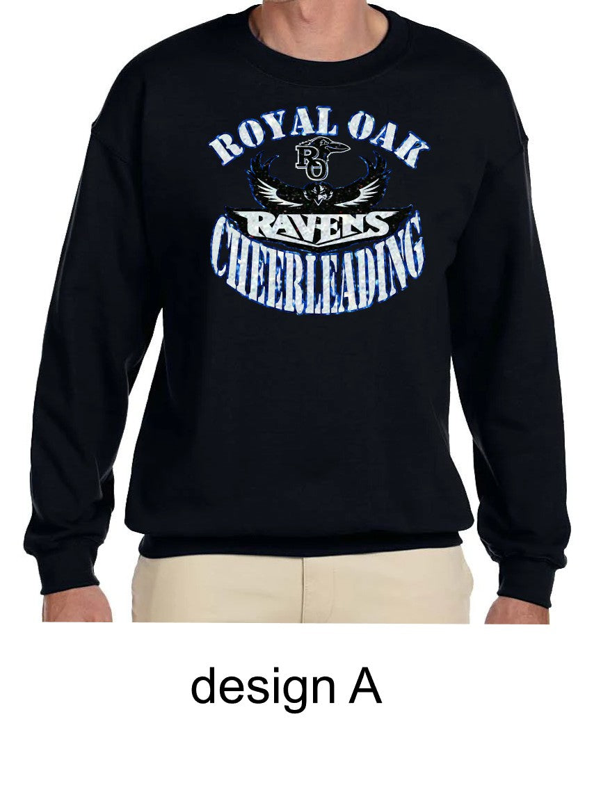 ROHS Spiritwear Crewneck Sweatshirt BLACK (glitter)
