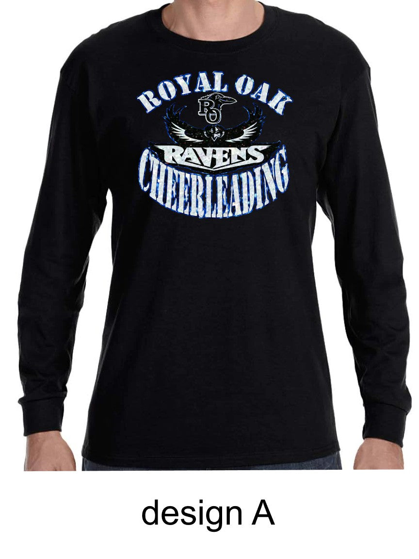 ROHS Spiritwear Long Sleeve Tee BLACK (glitter)