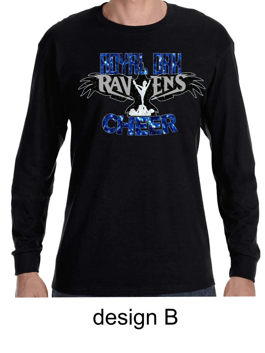 ROHS Spiritwear Long Sleeve Tee BLACK (glitter)