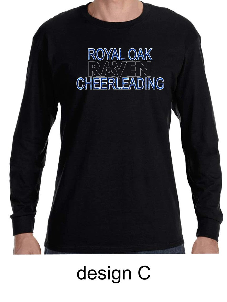 ROHS Spiritwear Long Sleeve Tee BLACK (glitter)
