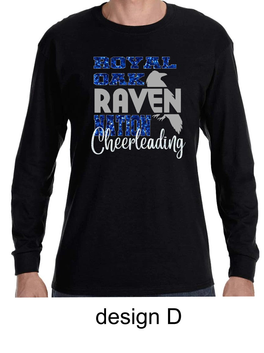 ROHS Spiritwear Long Sleeve Tee BLACK (glitter)