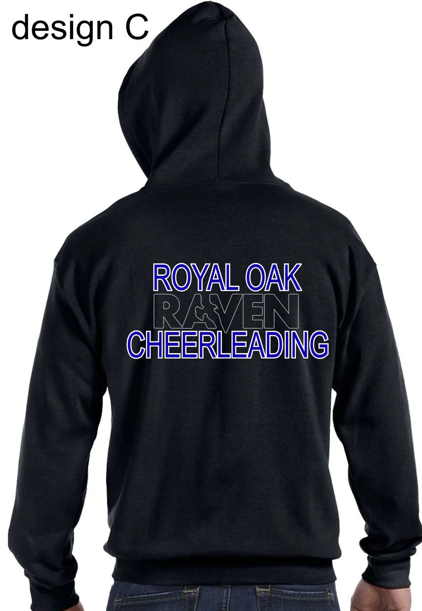ROHS Spiritwear Full Zip Hoodie BLACK