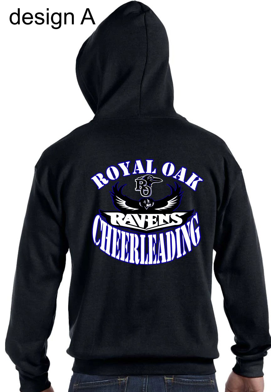 ROHS Spiritwear Full Zip Hoodie BLACK