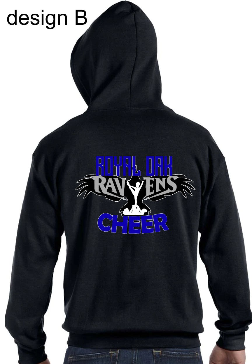 ROHS Spiritwear Full Zip Hoodie BLACK