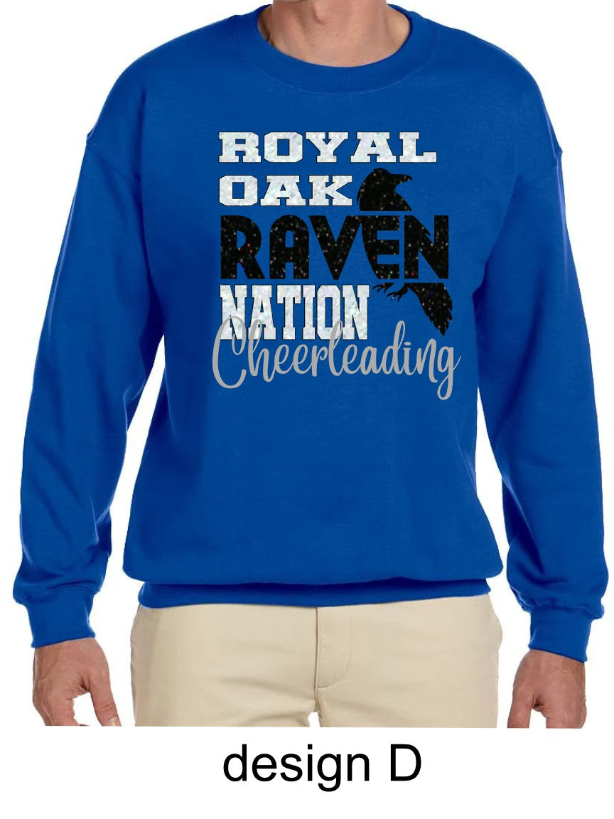 ROHS Spiritwear Crewneck Sweatshirt BLUE (glitter)