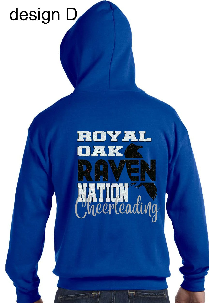ROHS Spiritwear Full Zip Hoodie BLUE (glitter)