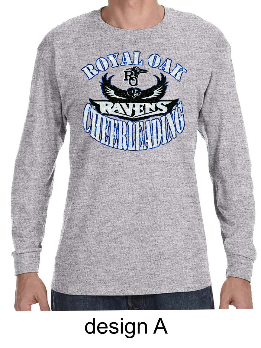 ROHS Spiritwear Long Sleeve Tee GRAY (glitter)