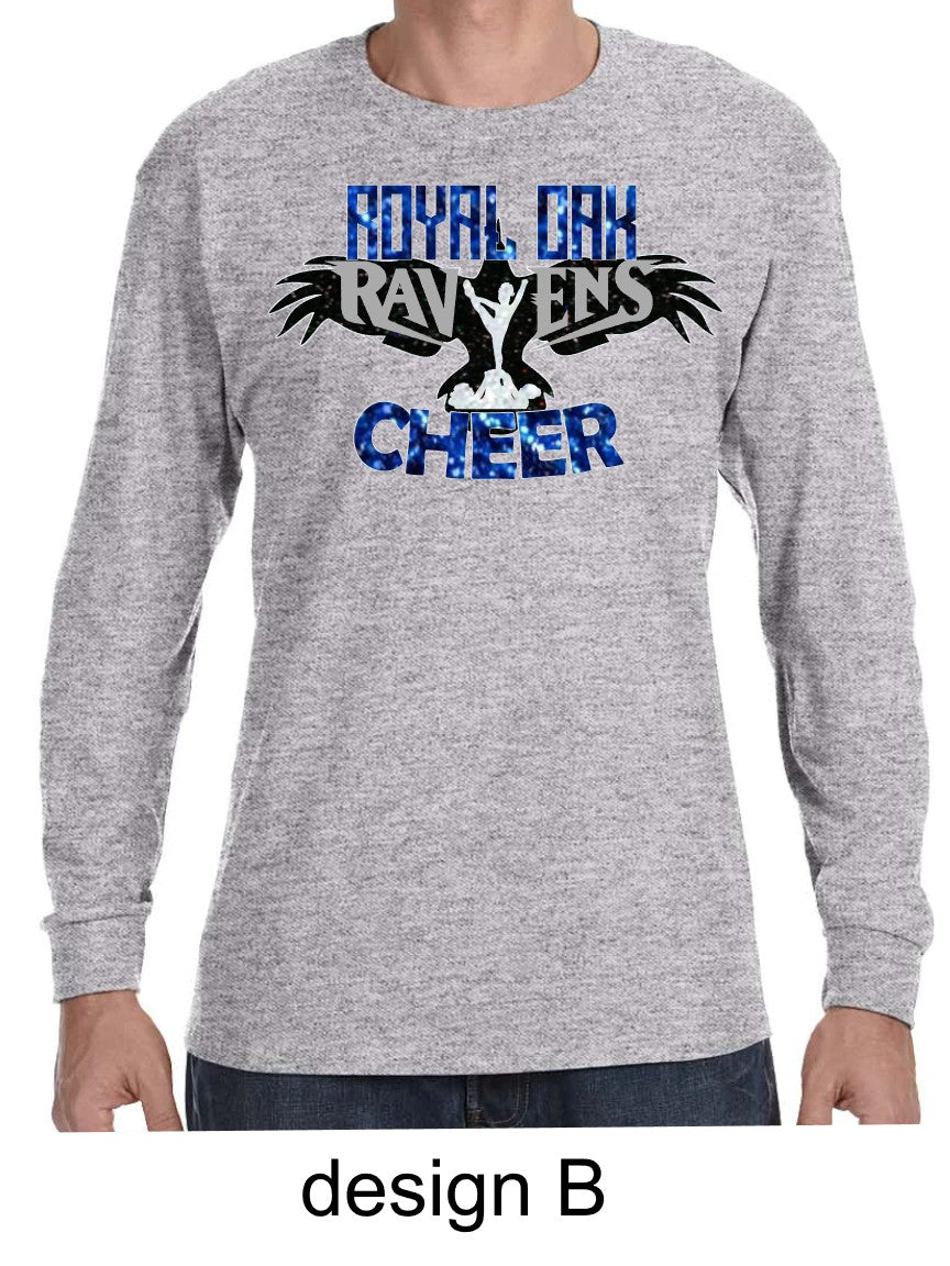 ROHS Spiritwear Long Sleeve Tee GRAY (glitter)