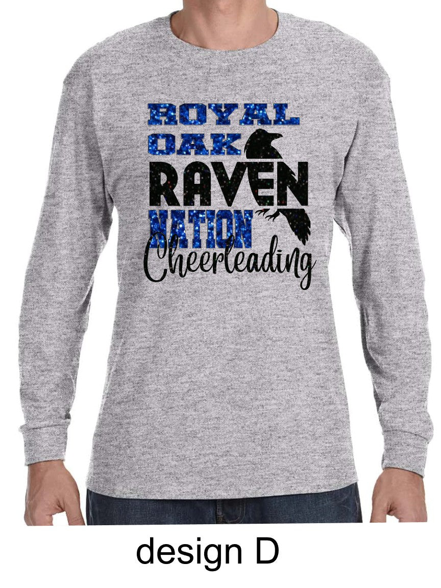 ROHS Spiritwear Long Sleeve Tee GRAY (glitter)