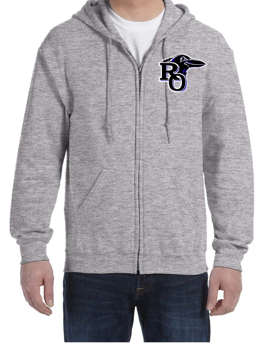 ROHS Spiritwear Full Zip Hoodie GRAY