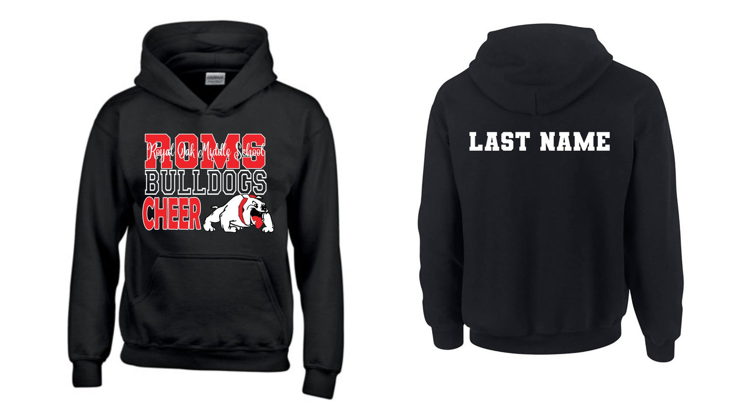 ROMS CHEER fan gear HOODIE (black)