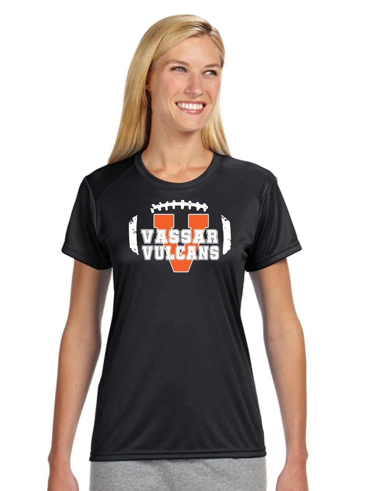 Vassar Football Dri-fit Ladies T-Shirt