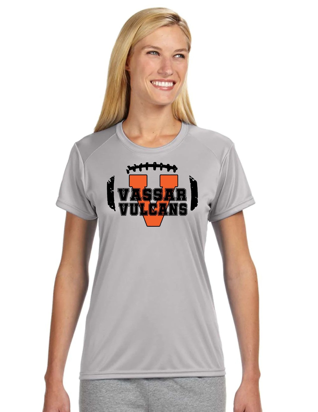 Vassar Football Dri-fit Ladies T-Shirt