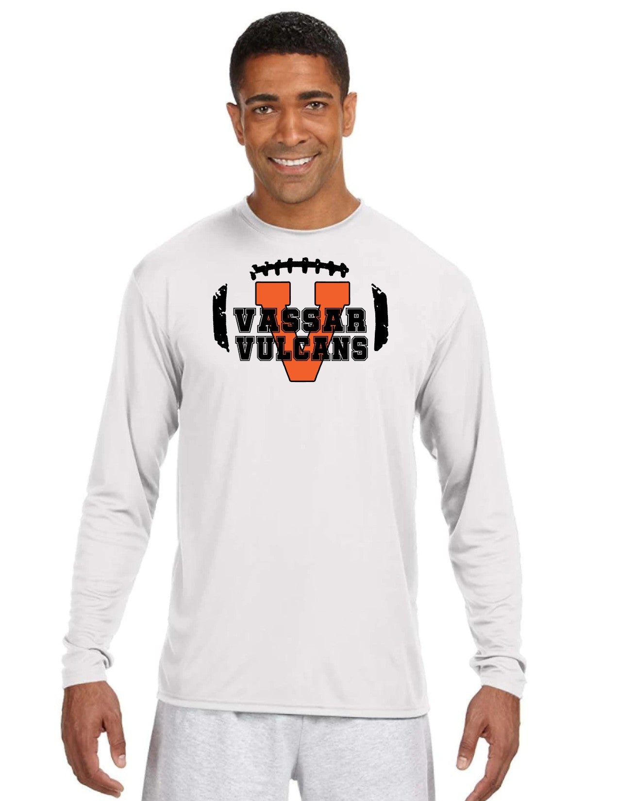 Vassar Football Dri-Fit Long Sleeve T-shirt unisex (adult)