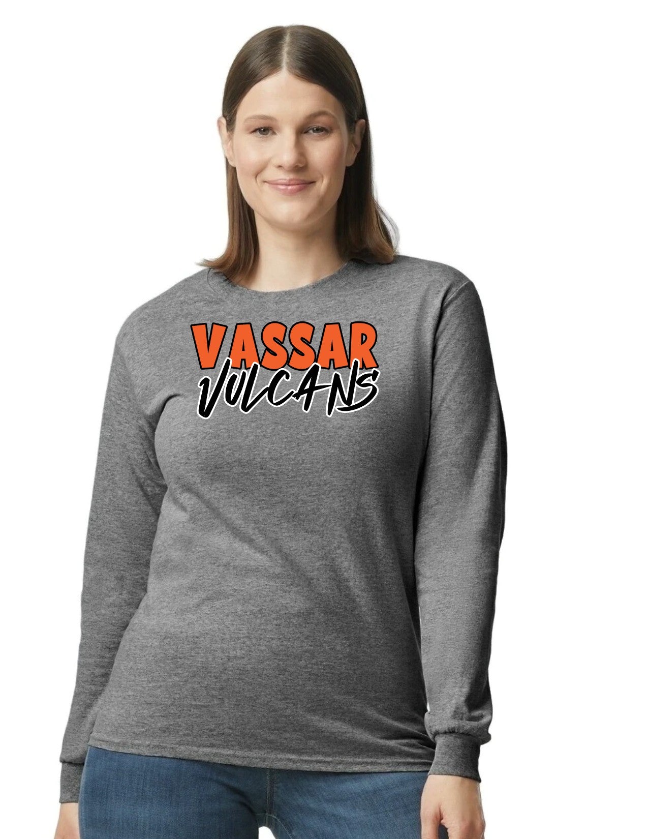 Vassar Vulcans Long Sleeve T-shirt unisex (Adult)