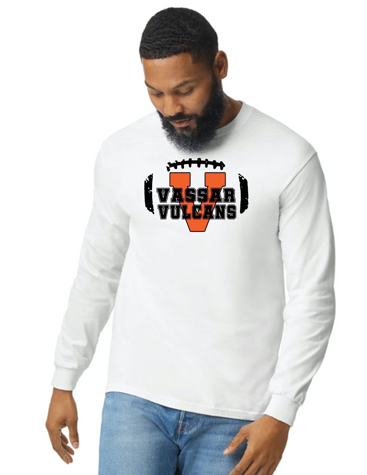 Vassar Football Long Sleeve T-shirt unisex (adult)