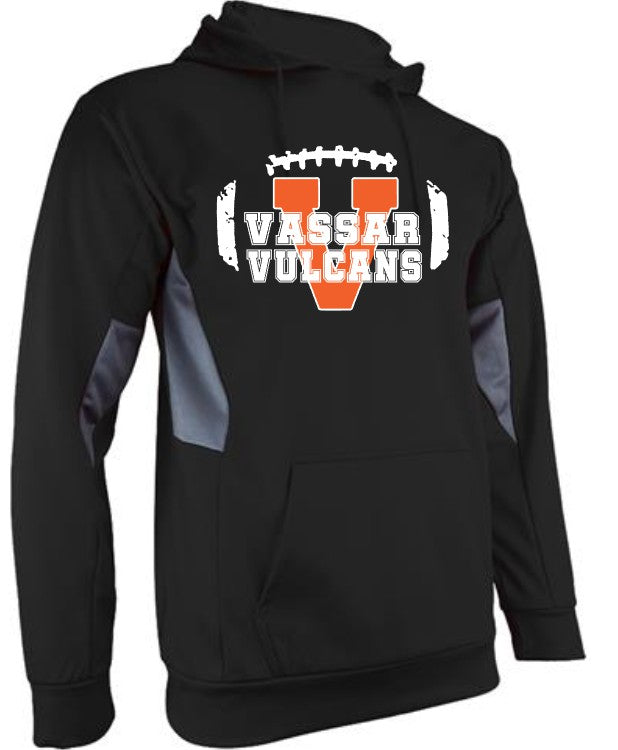 Vassar Football Dri-Fit Hoodie (adult and youth)