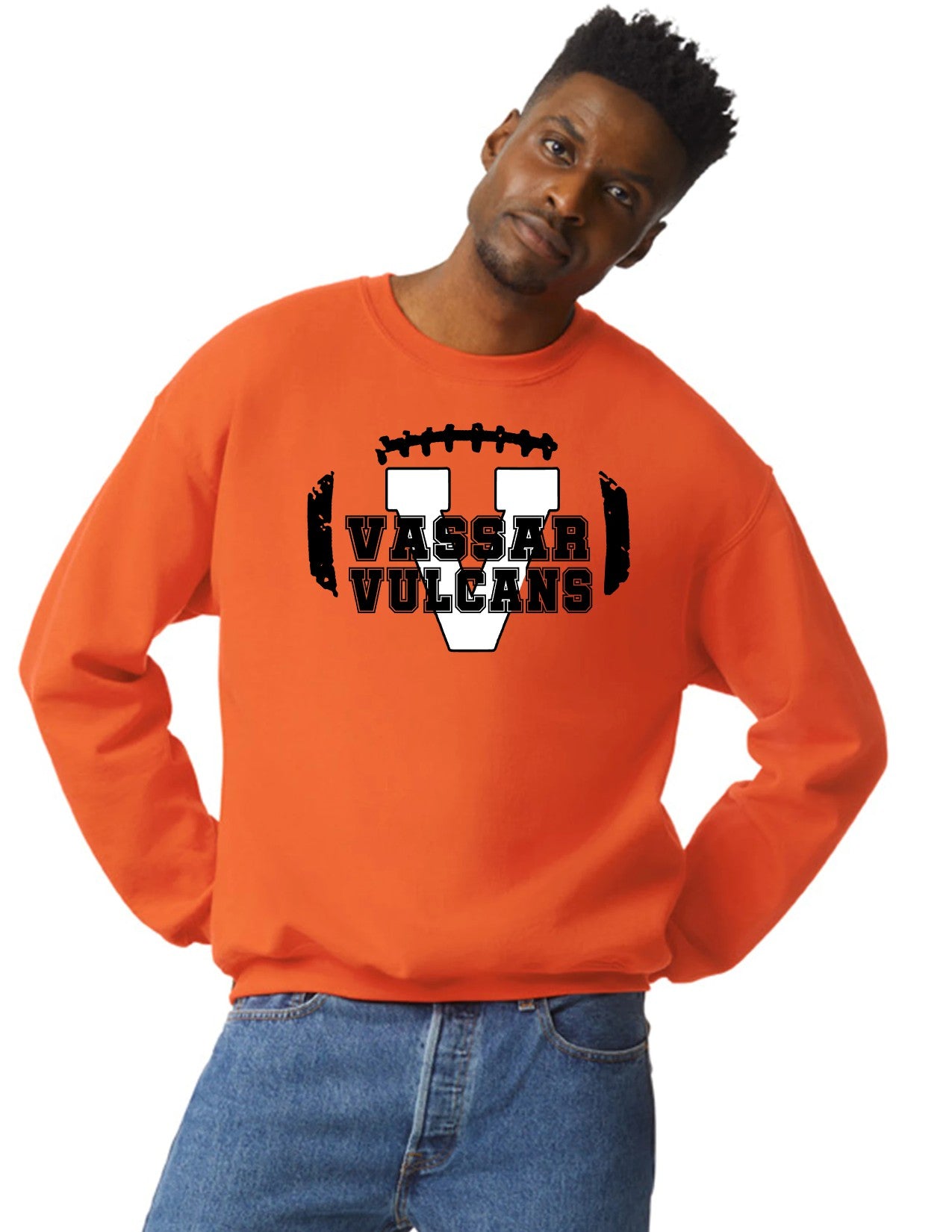 Vassar Football unisex Sweatshirt (adult)