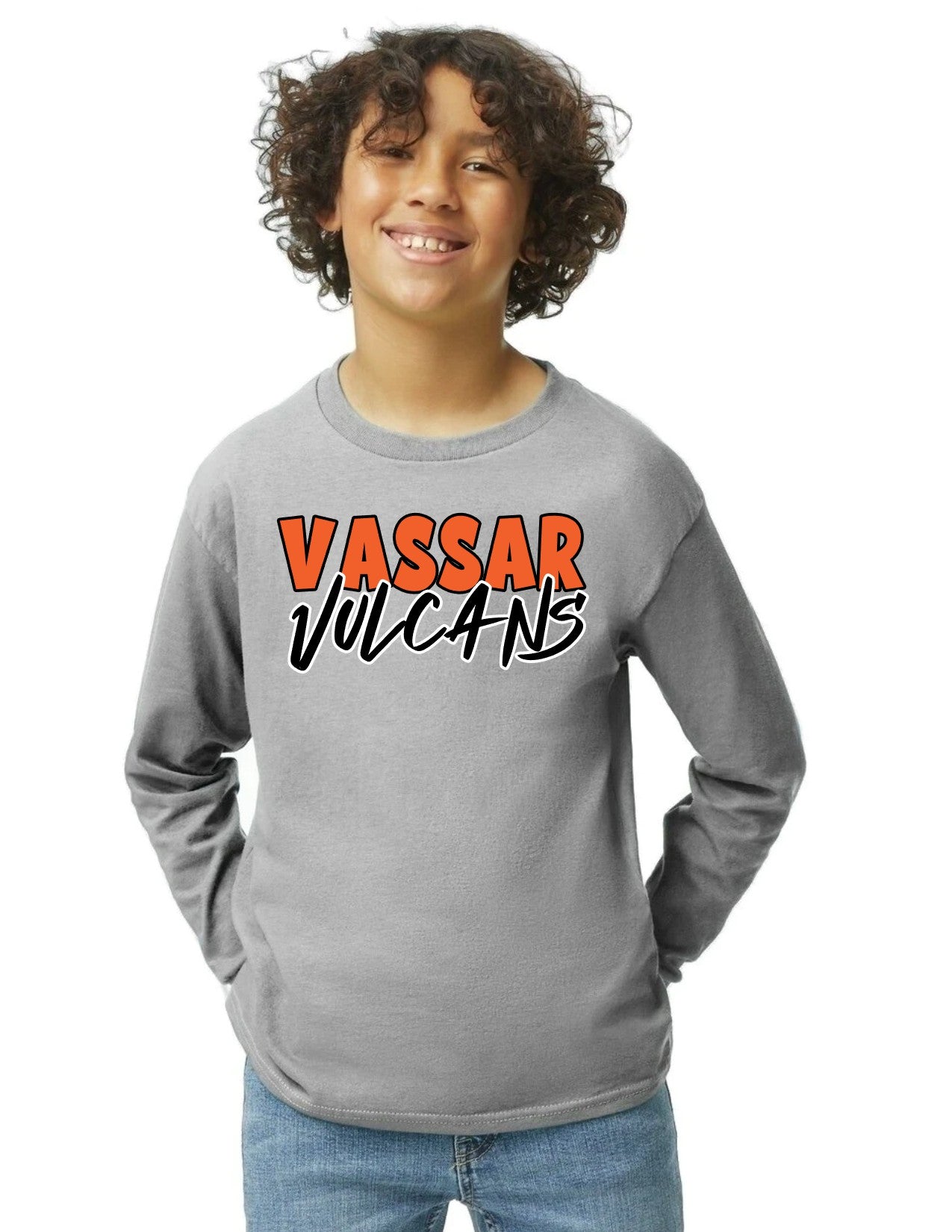 Vassar Vulcans Youth Long Sleeve T-Shirt