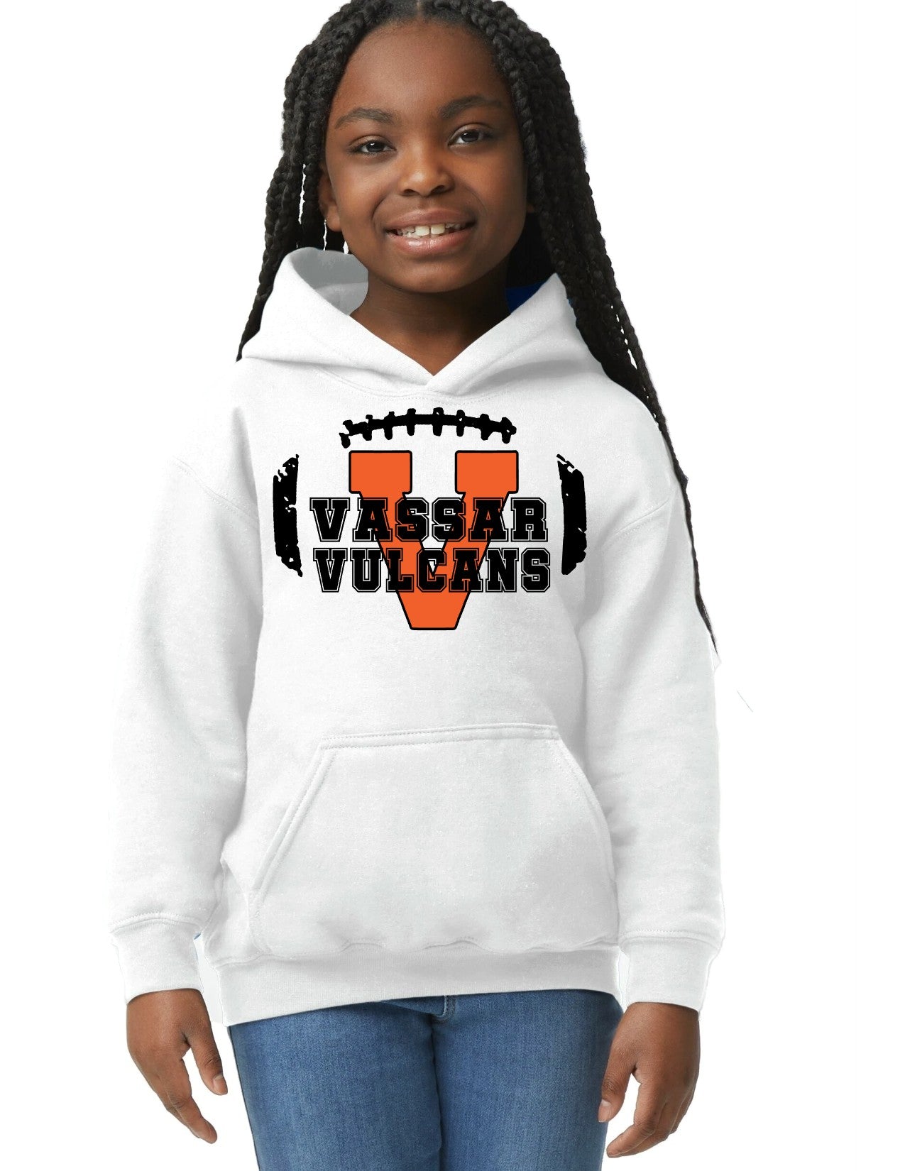 Vassar Football Youth Hoodie
