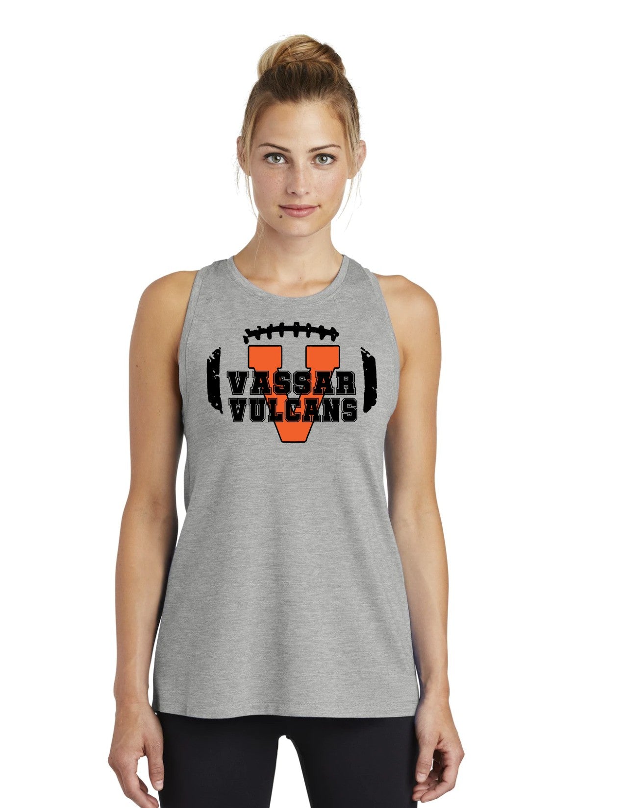 Vassar Football Women's Racerback Tank Top