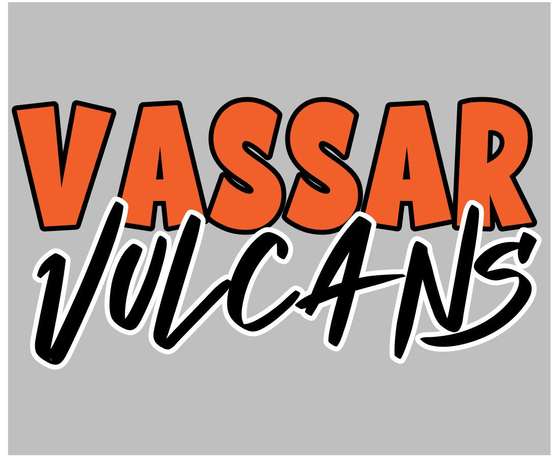 Vassar Vulcans unisex Full Zip Hoodie (adult)