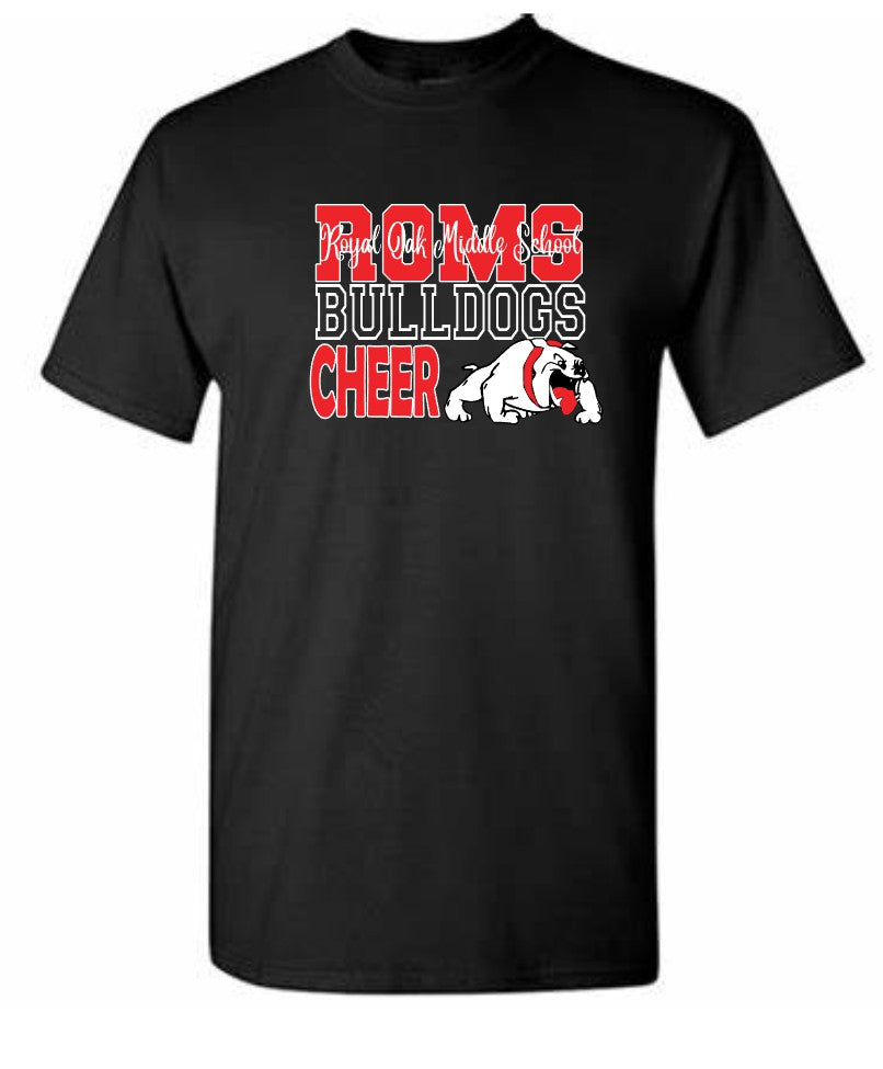 ROMS CHEER fan gear T-SHIRT (black)