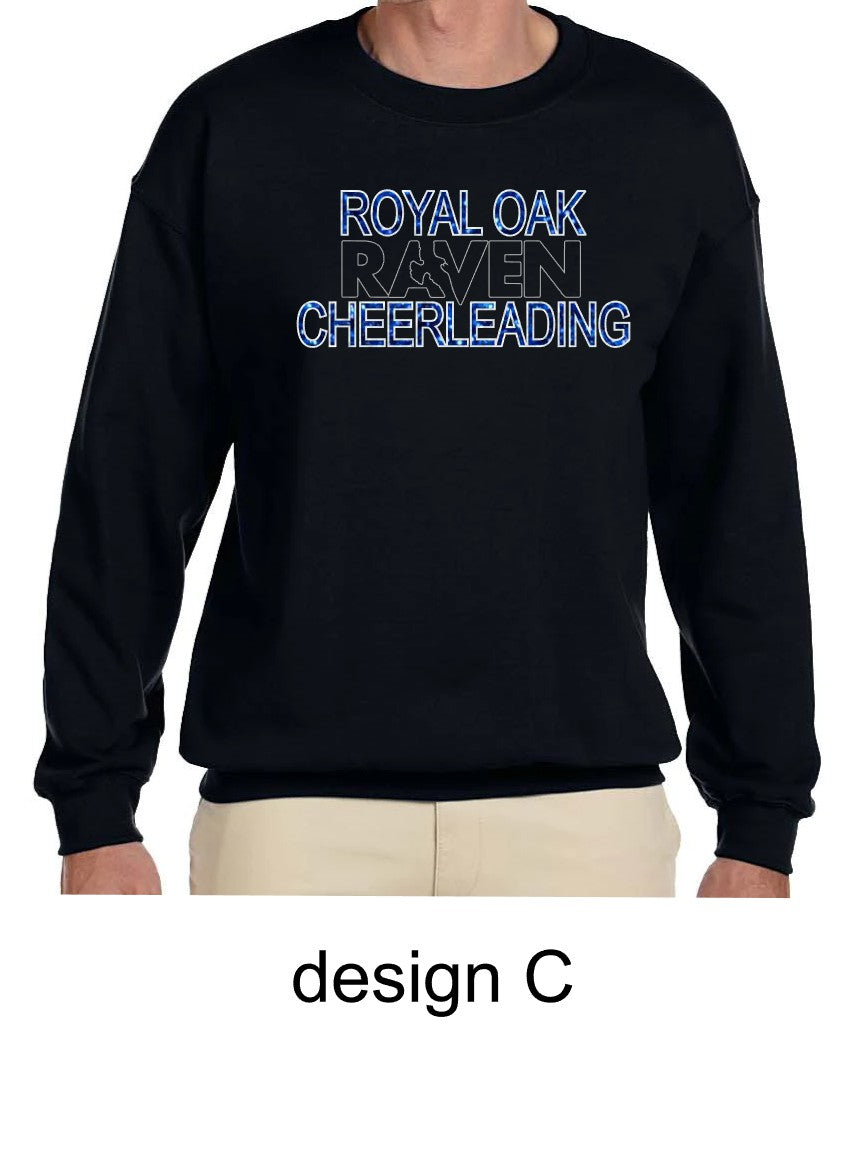ROHS Spiritwear Crewneck Sweatshirt BLACK (glitter)